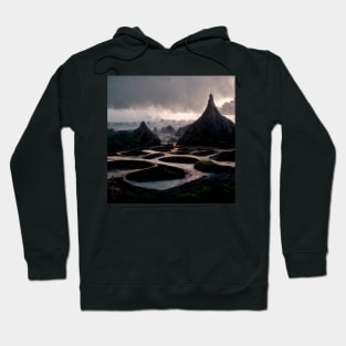 Swamp Mountains Beautiful Sky Hoodie